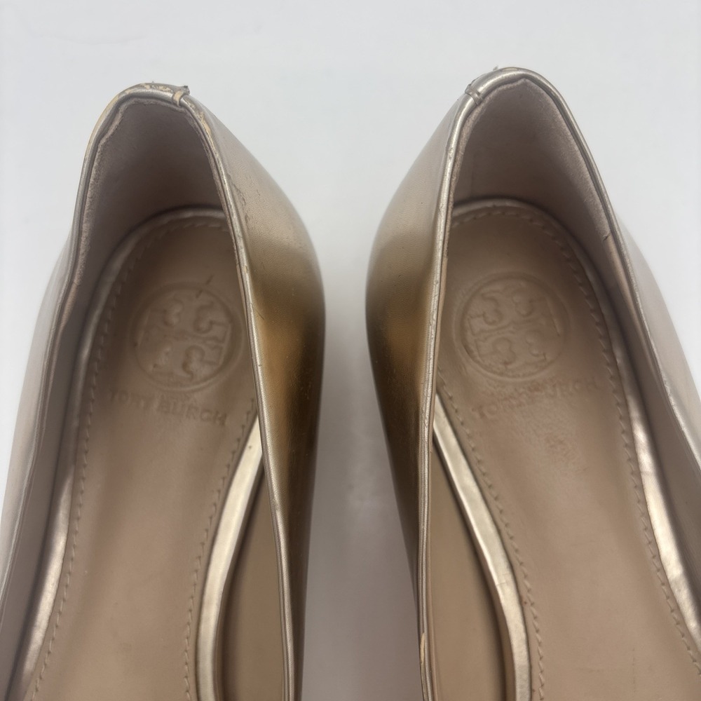 Tory‎ Burch Gold Metallic Size 6.5 M - Picture 3 of 12